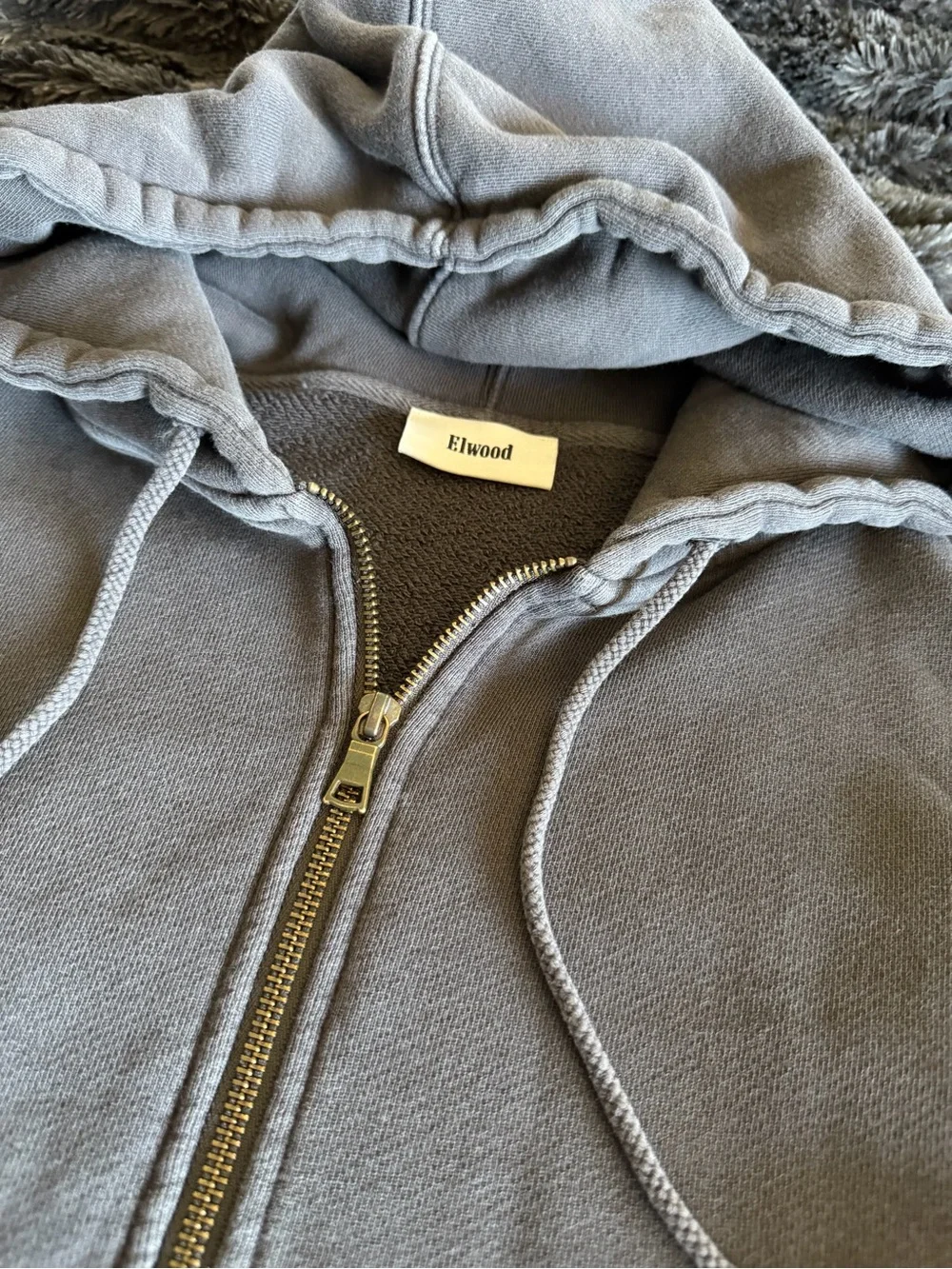 Elwood Zip-Up Hoodie - Gray